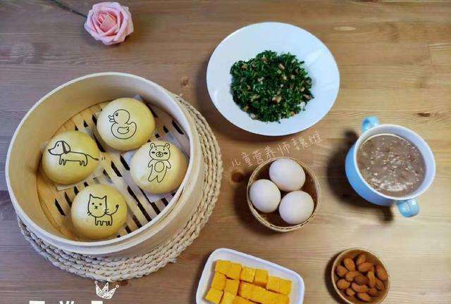 70套儿童营养早餐搭配范例，适合3~18岁孩子早餐